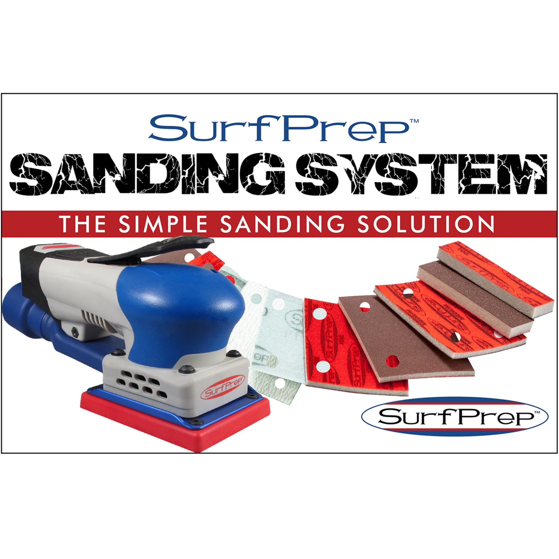 3"X 4" ELECTRIC RAY PRO SANDING SYSTEM KIT. VAC COMPATIBLE Timberlane